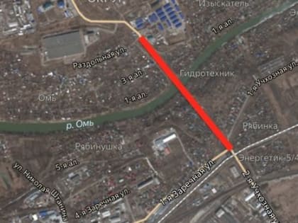 Проект платного моста через Омь отложен