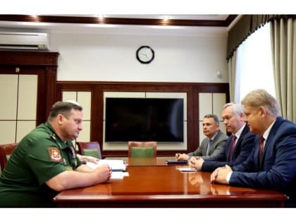 Состоялась рабочая встреча Анатолия Серышева и Дмитрия Глушенкова