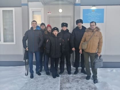 Члены Общественных советов при областном и городском УМВД в рамках гражданского контроля посетили участковый пункт полиции