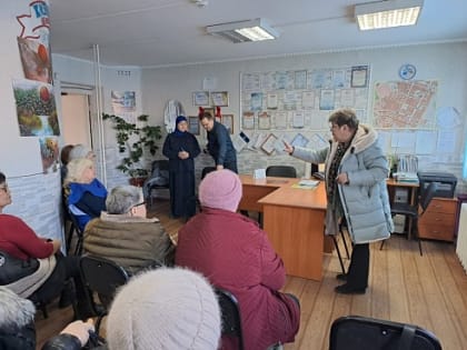 Профилактическая беседа с жителями.