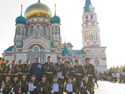 В казачье кадетское братство вступили новобранцы – кадеты БОУ города Омска «Казачья кадетская школа-интернат имени Маршала Советского Союза Дмитрия Тимофеевича Язова»