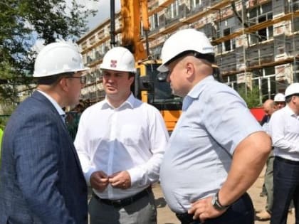ВРИО губернатора понравилось, что ремонт гимназии №?75 в Ленинске идет