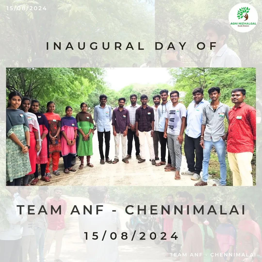 Now - Team ANF @ Chennimalai officially 💚