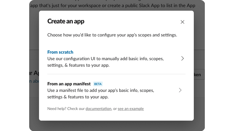 Create Slack App