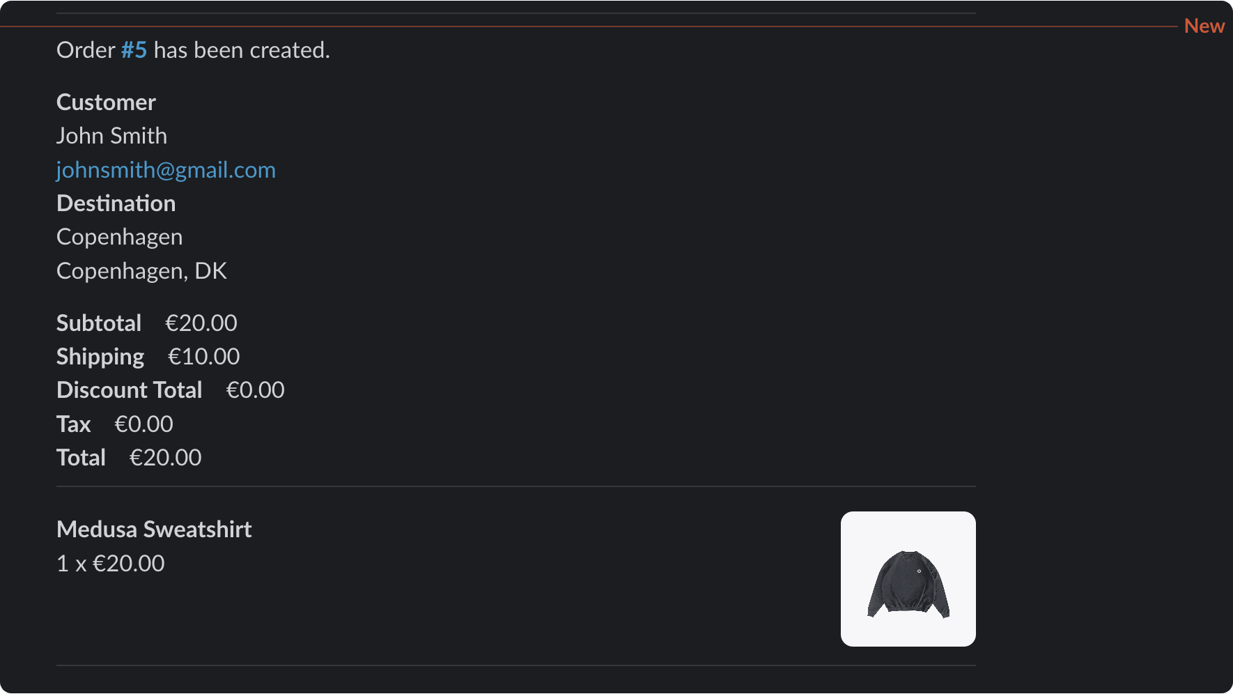 Slack Notification Example