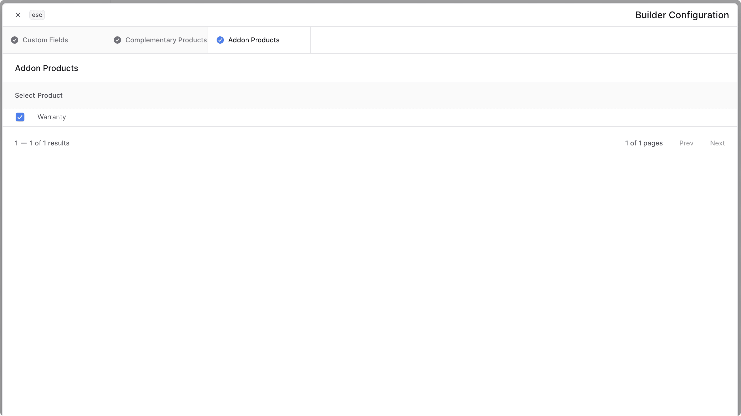 Screenshot of how the addons tab will look like