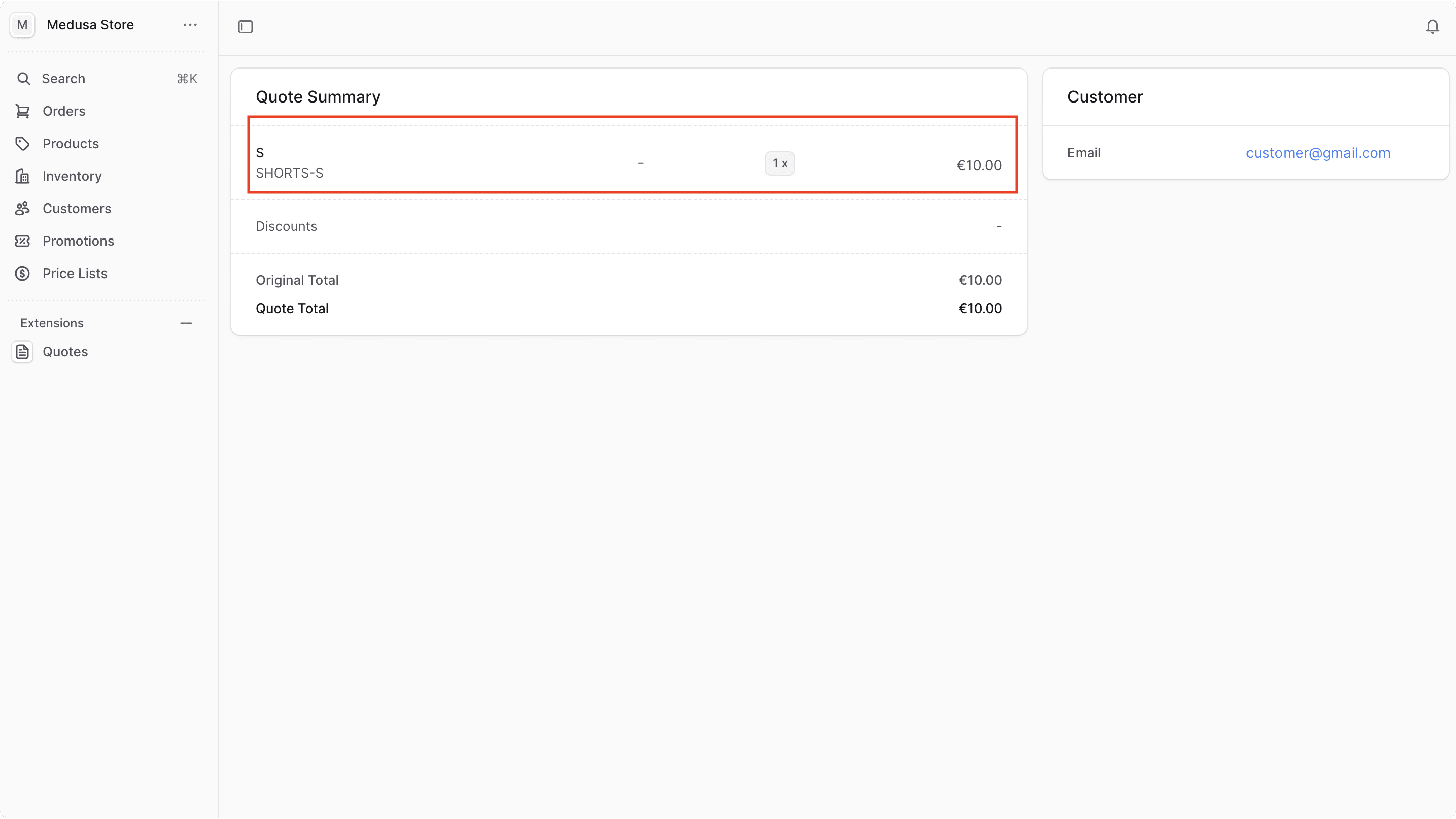 Screenshot showcasing where this component will be in the page