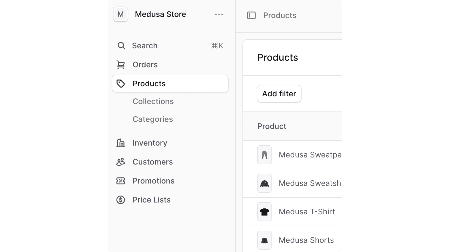 Sidebar Menu
