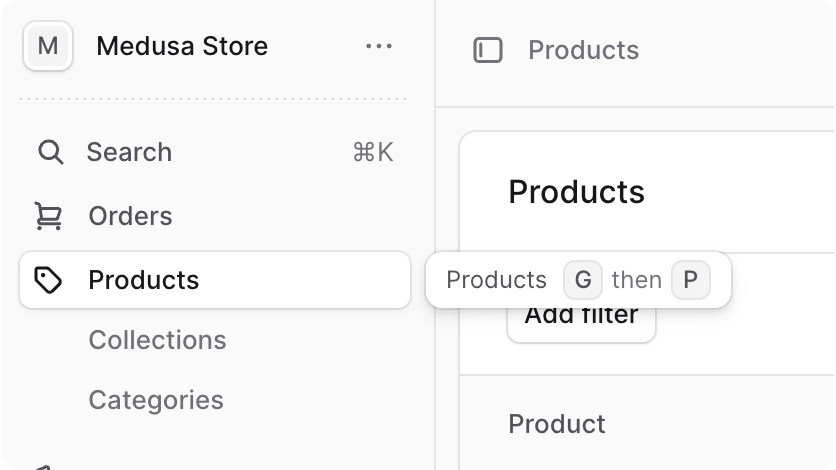 Sidebar Shortcuts