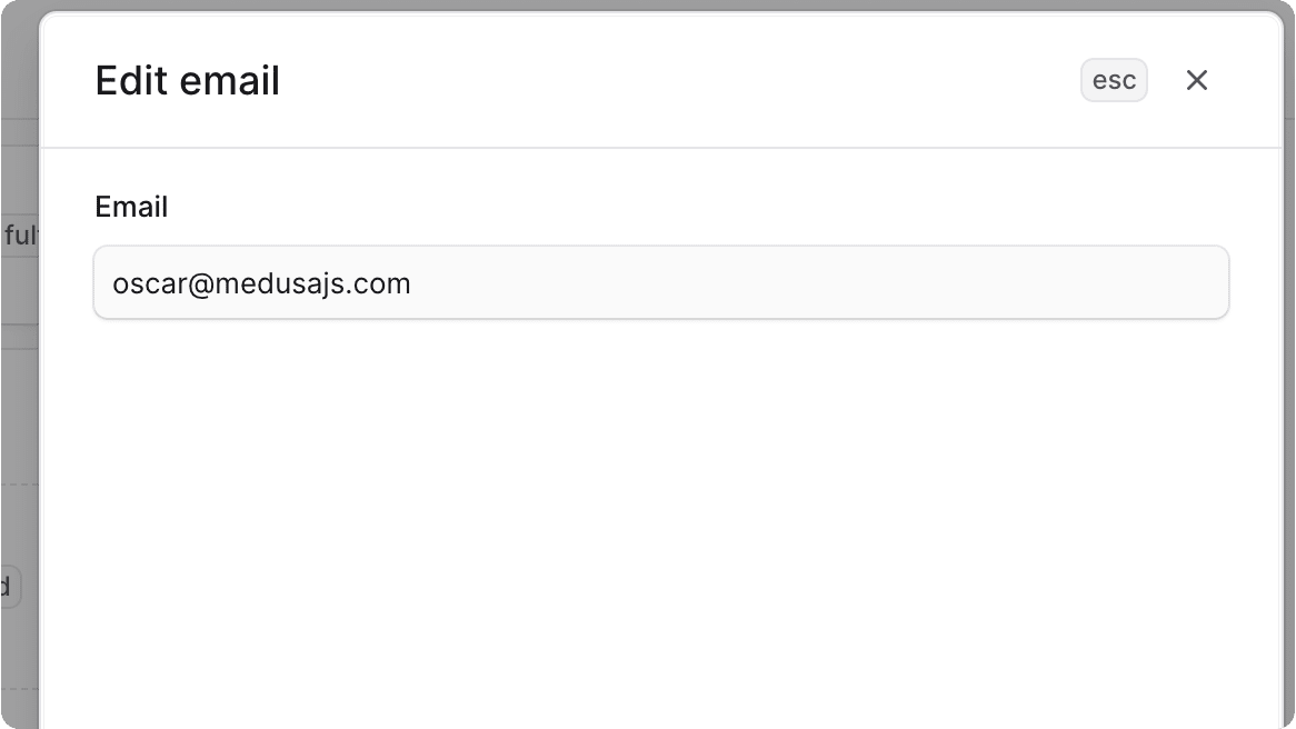 Edit Email Address Form