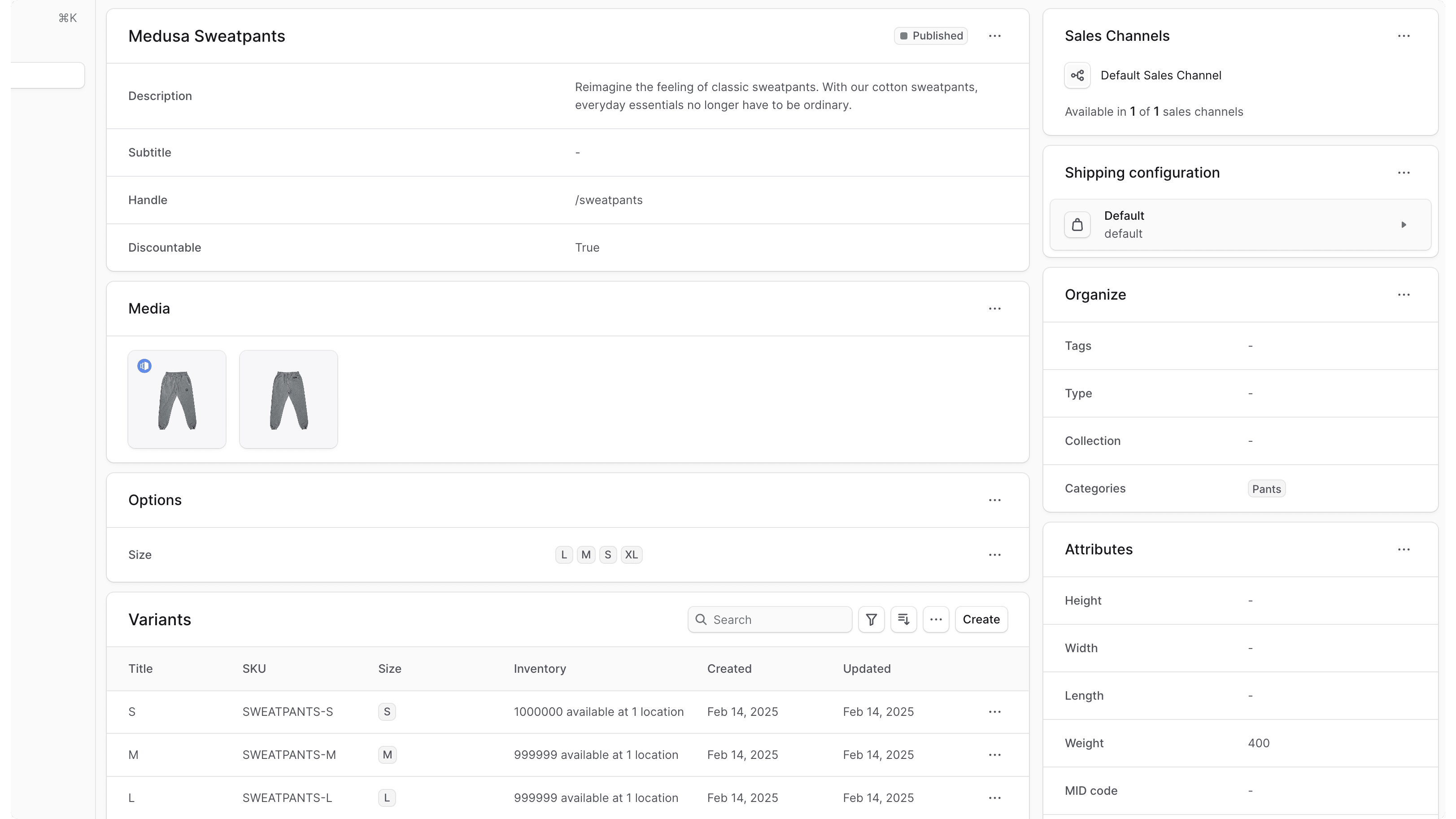 Product Details Page