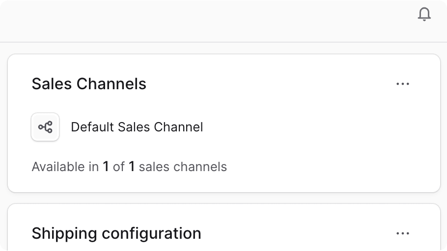 Sales Channels Section