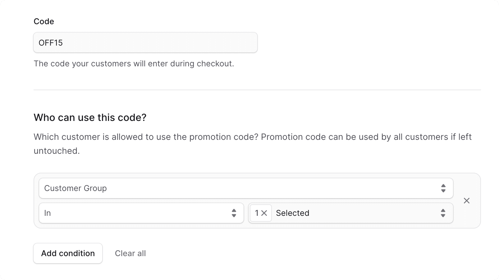 Who can use this code section
