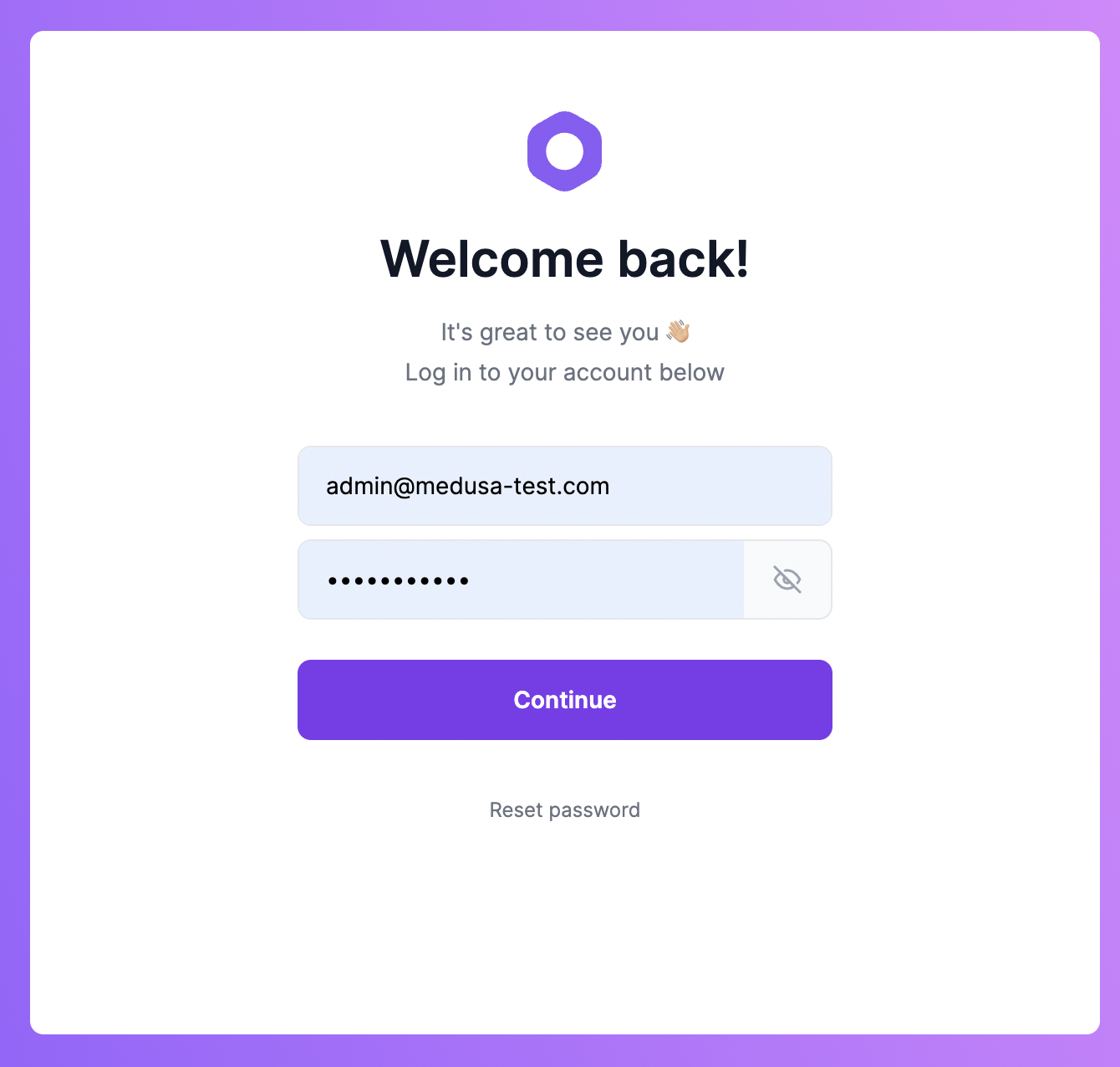 Log In Page