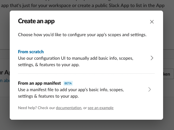 Create Slack App