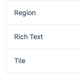 Rich Text can be found among content models