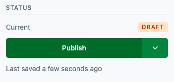 Click on the Publish button at the right