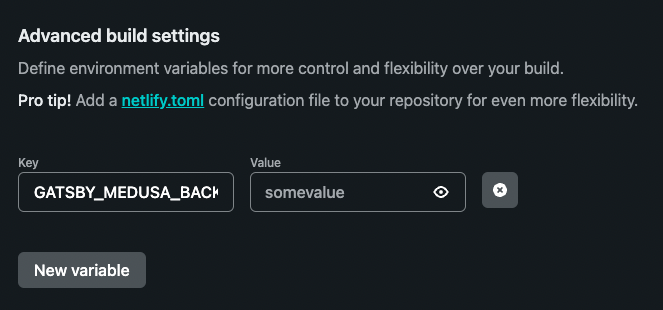 Environment Variable