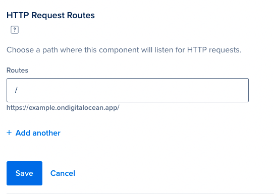 Enter backslash for Routes