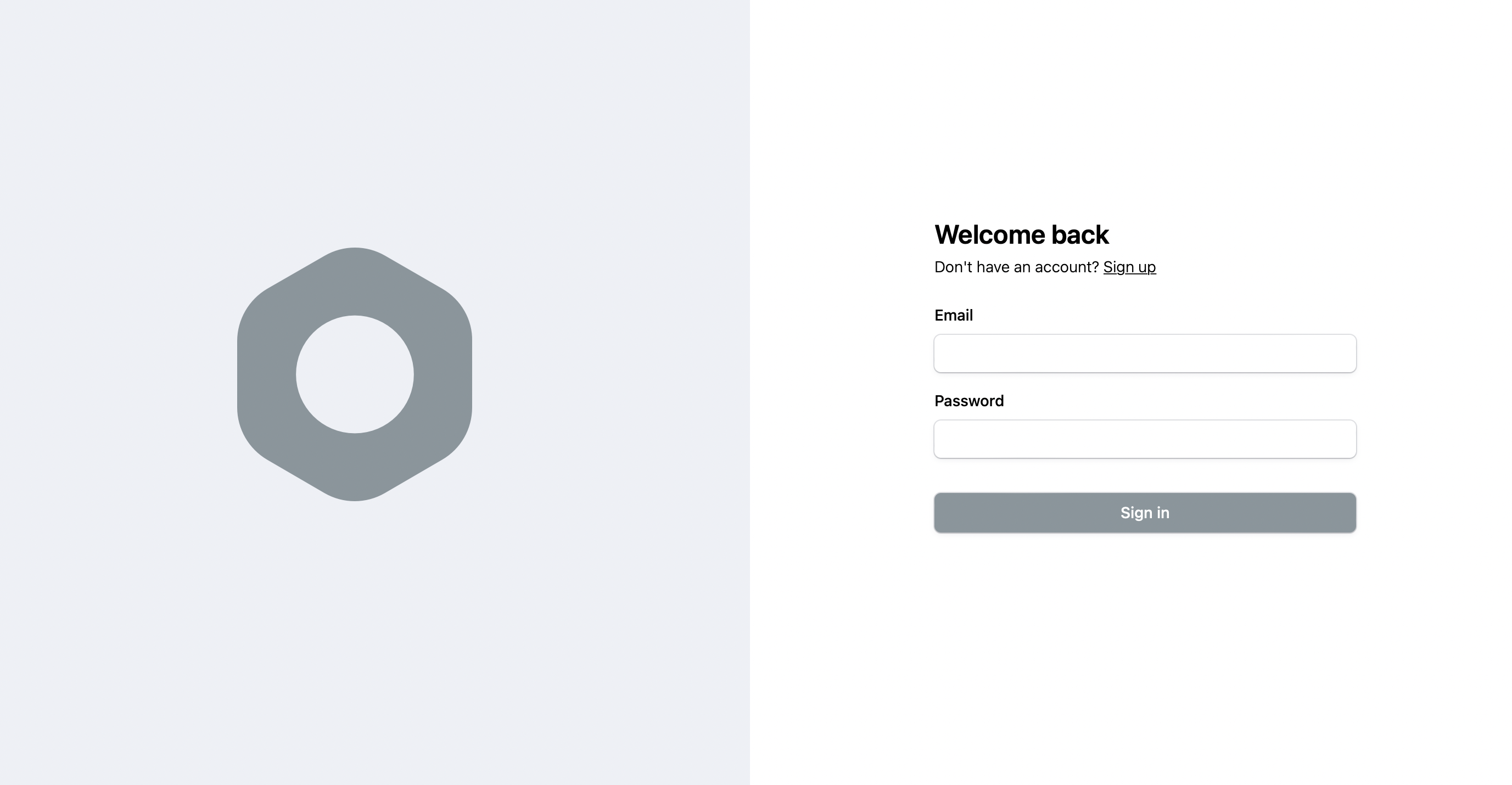 Sign In Page