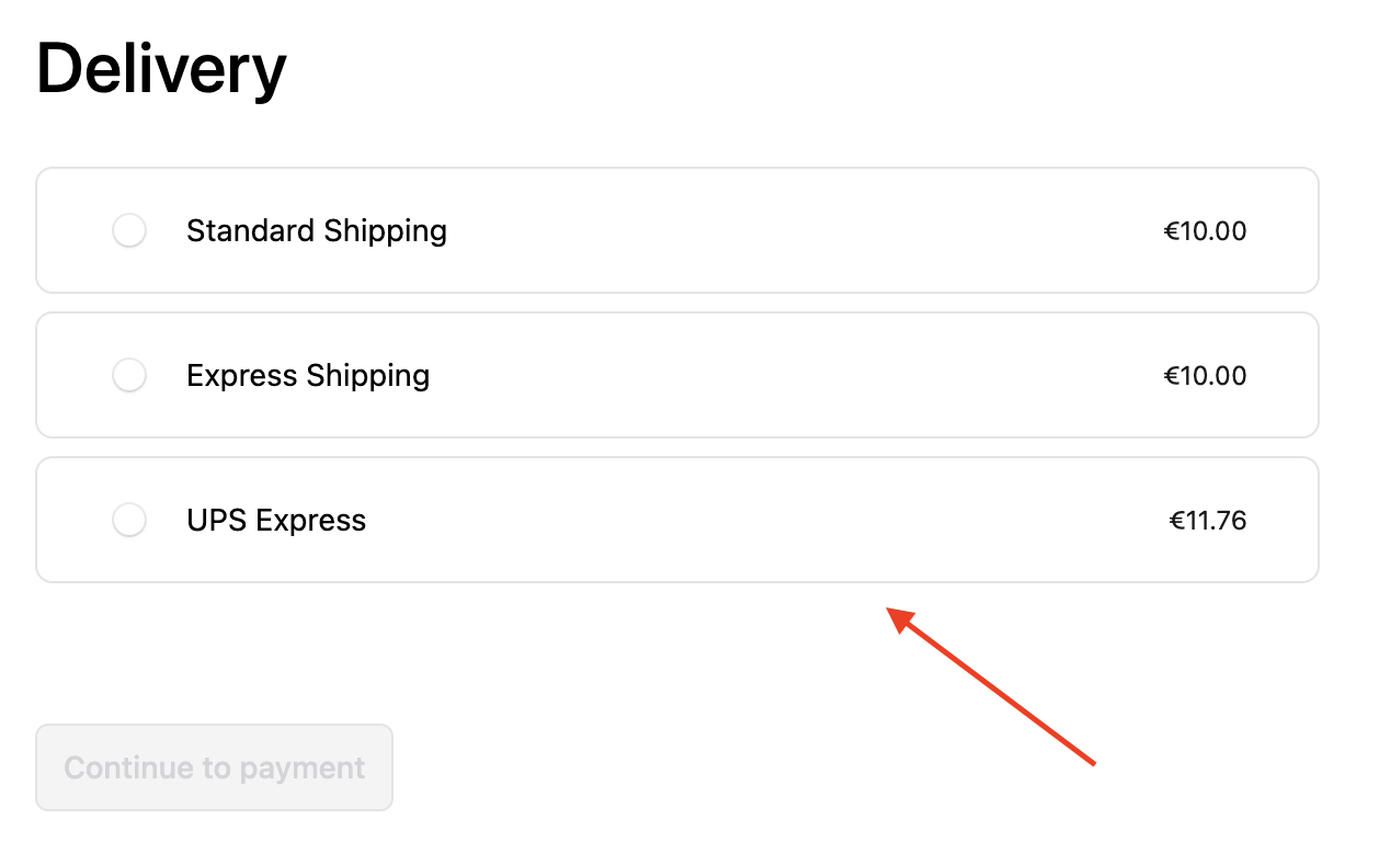 Price is shown next to the ShipStation shipping option