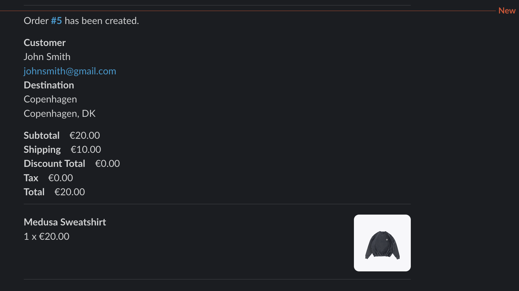 Slack Notification Example