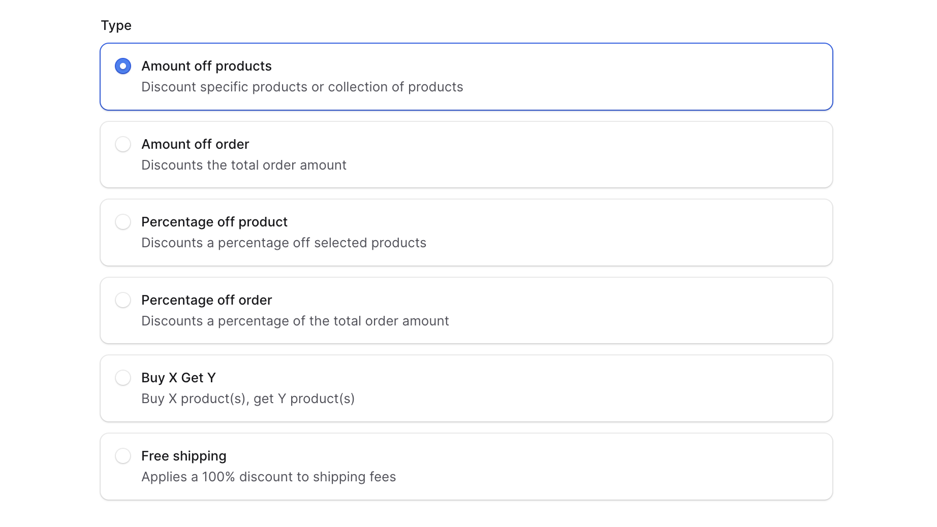 Create Promotion Form First Step