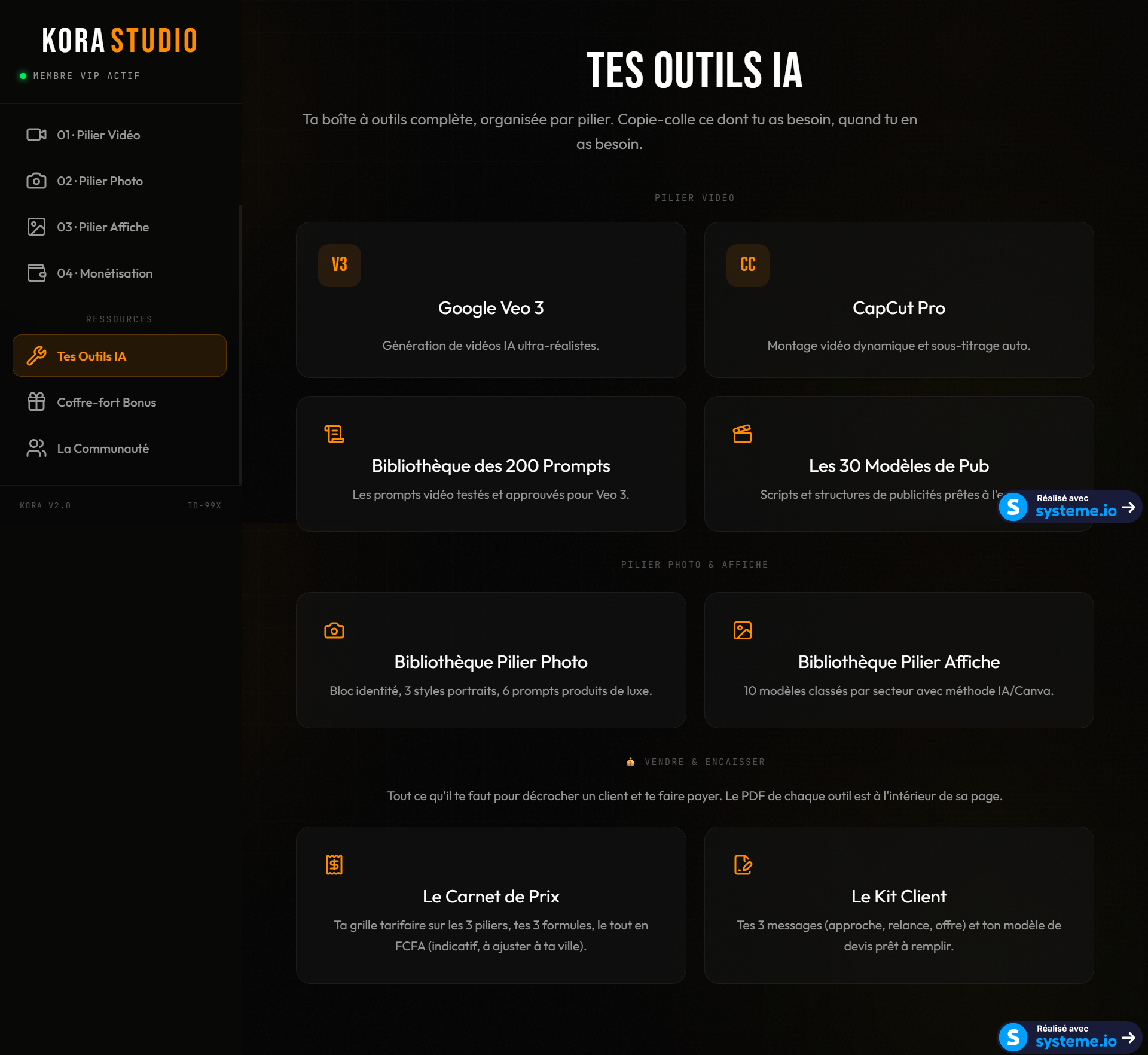 Outils Complets