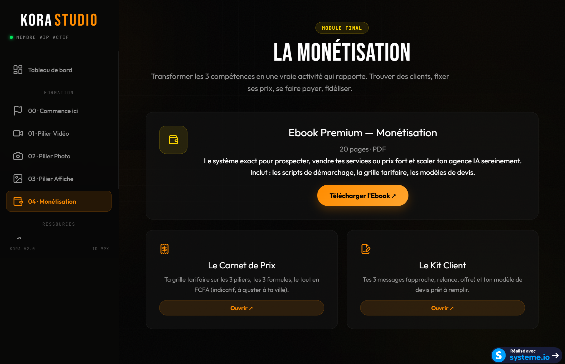Monétisation