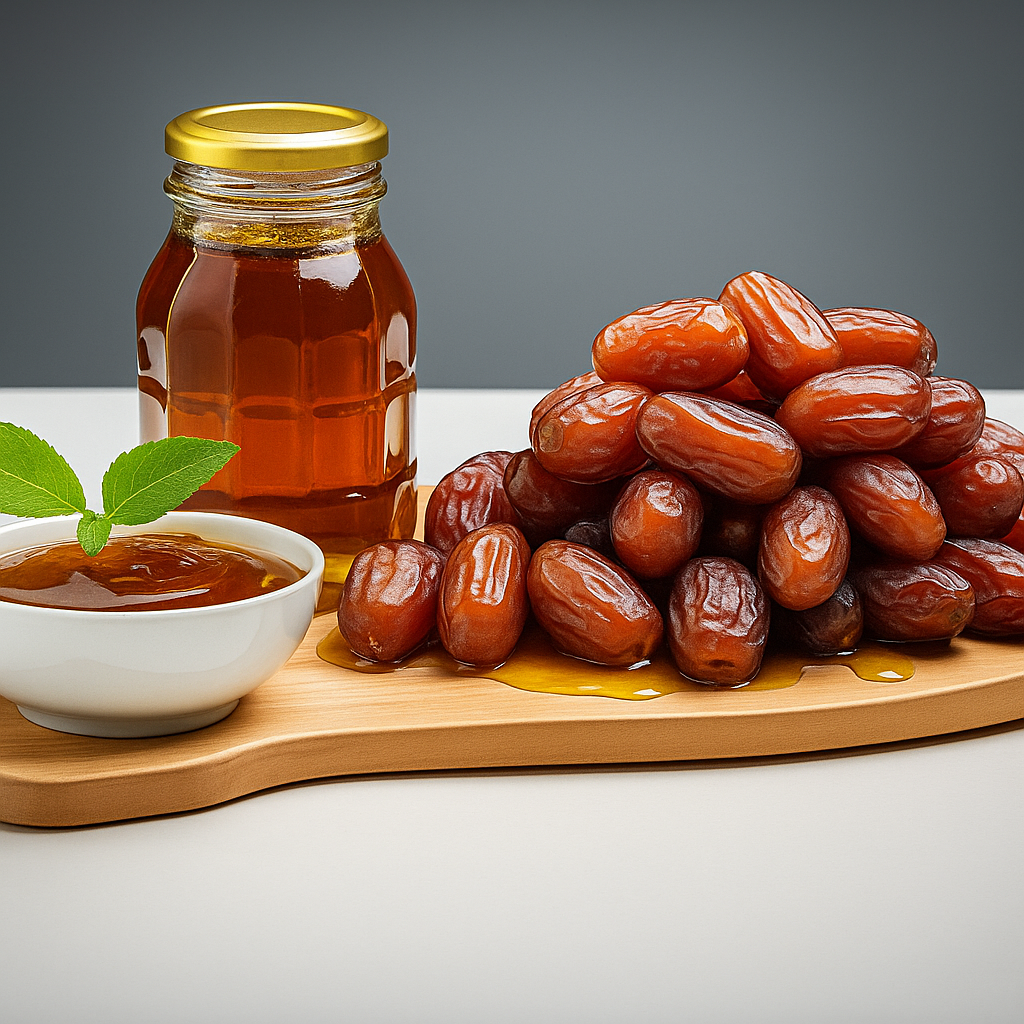 Dates fruit digital art for ramadan kareem and eid greetings