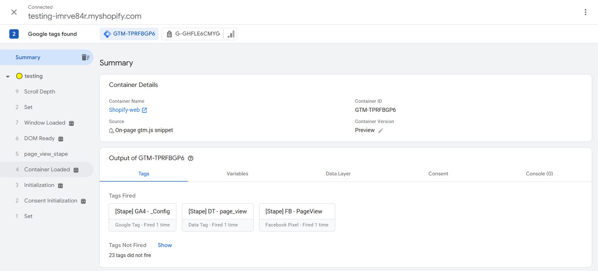 GA4 Real-Time Dashboard showing clean, deduplicated purchase events