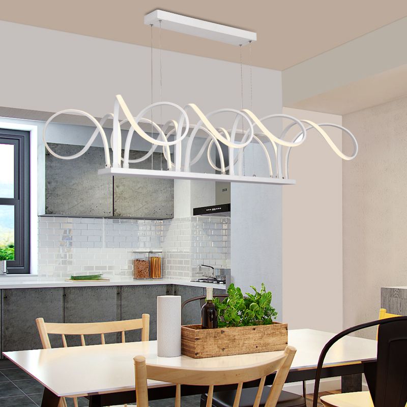 Buy Acrylic Spiral LED Chandelier White Nigeria| Precise Lighting