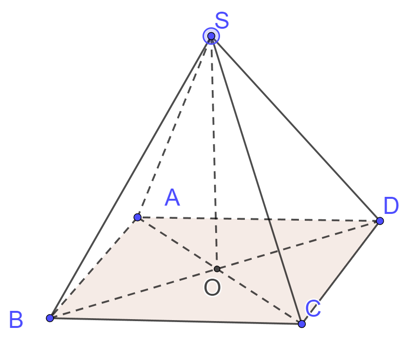 Bạn An có một đoạn dây thép dài $16$ $dm$ muốn uốn thành một kim tự tháp có dạng chóp tứ giác đều (đoạn dây thép được uốn thành 4 cạnh bên và 4 cạnh đáy của kim tự tháp) 2 de thi toan online