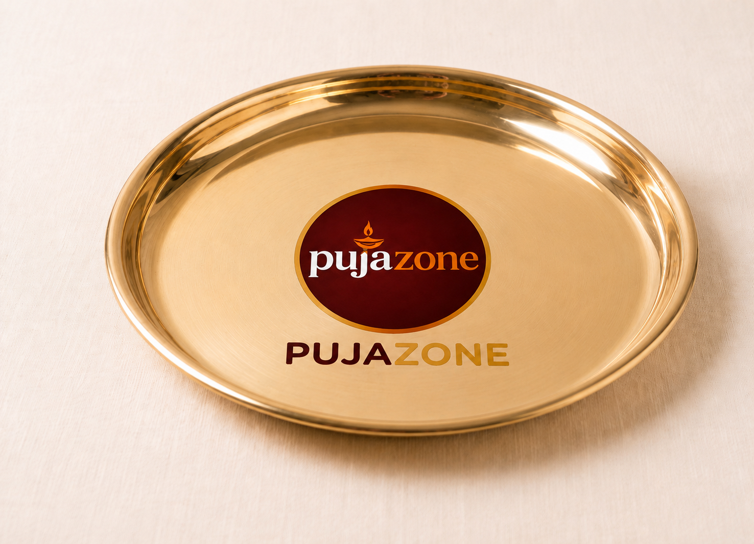 Brass Puja Plate (Thali)