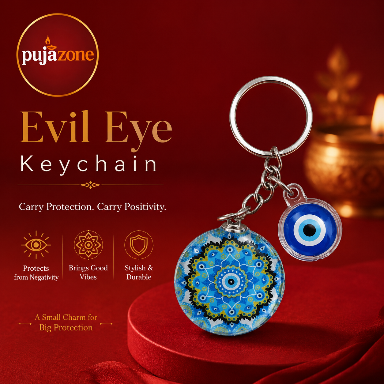 Evil Eye Keychain