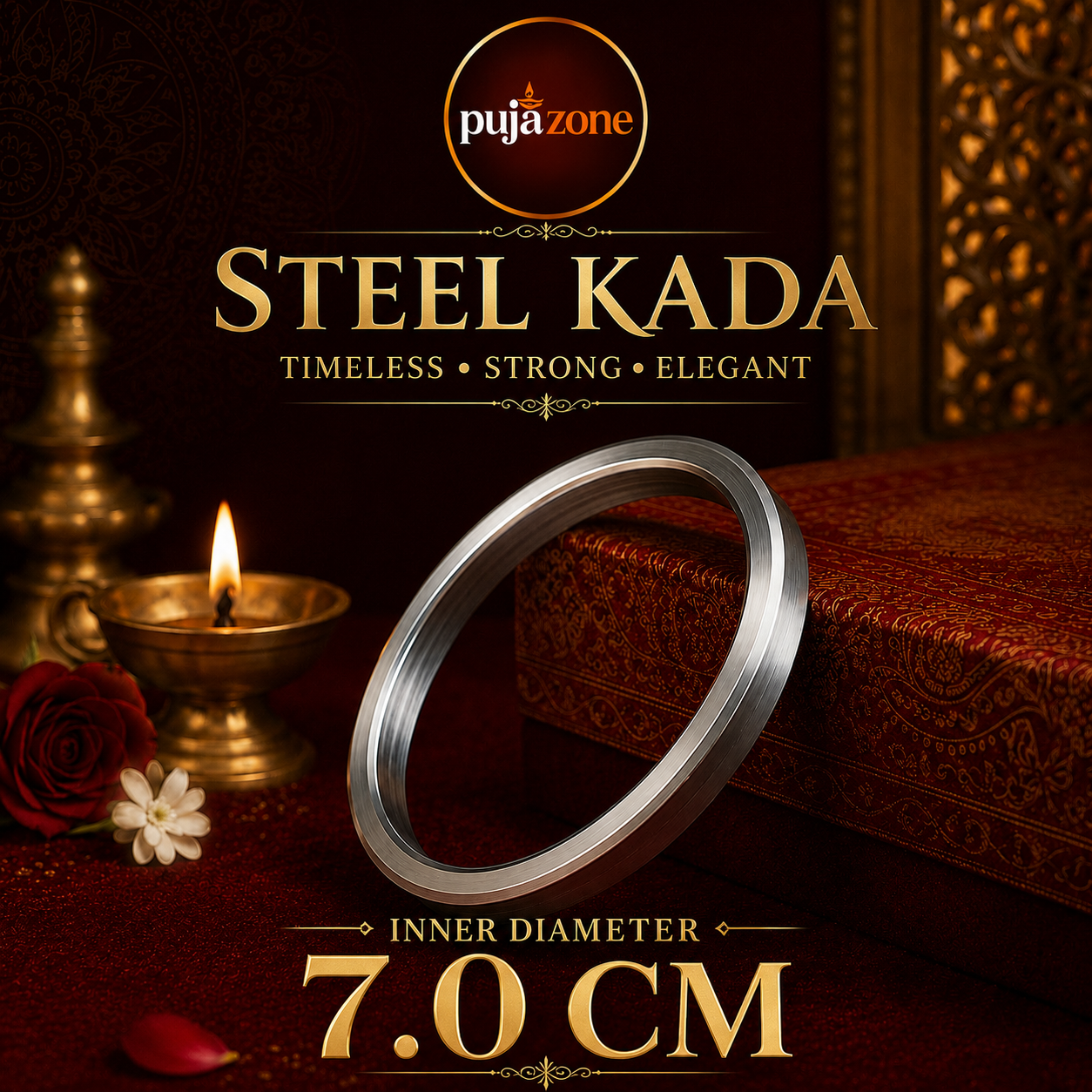 Premium Stainless Steel Kada