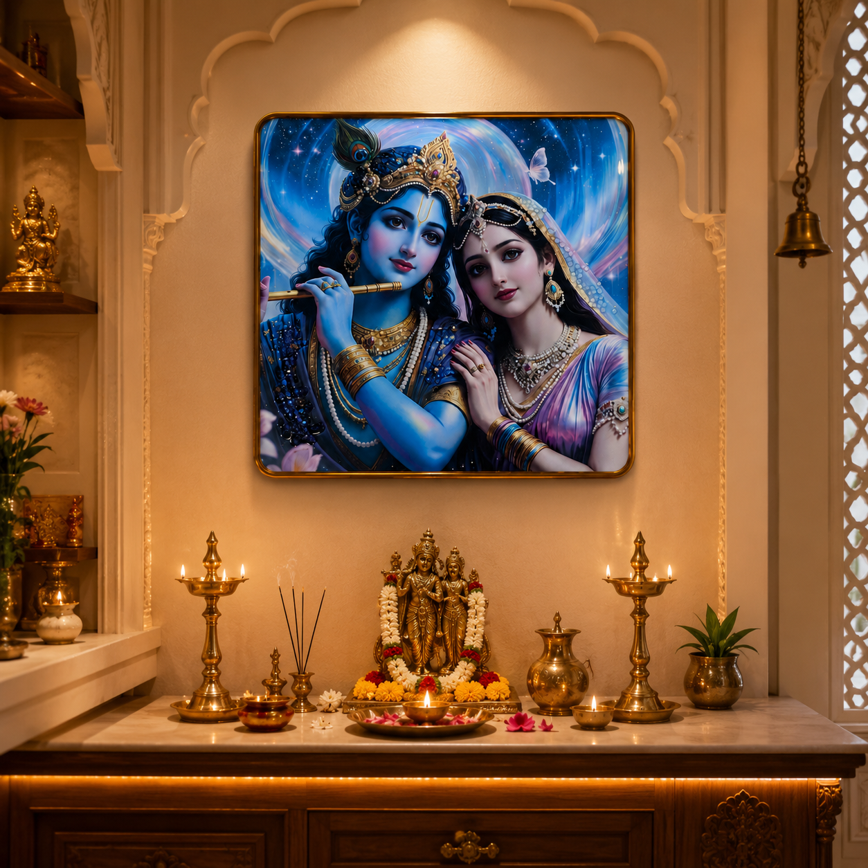 Radha Krishna Wall Decor