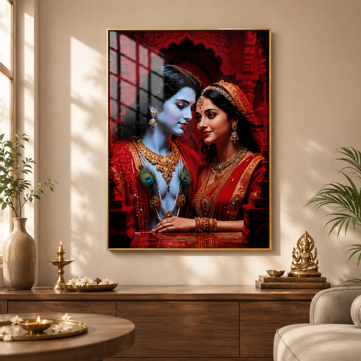 Radha Krishna Wall Art