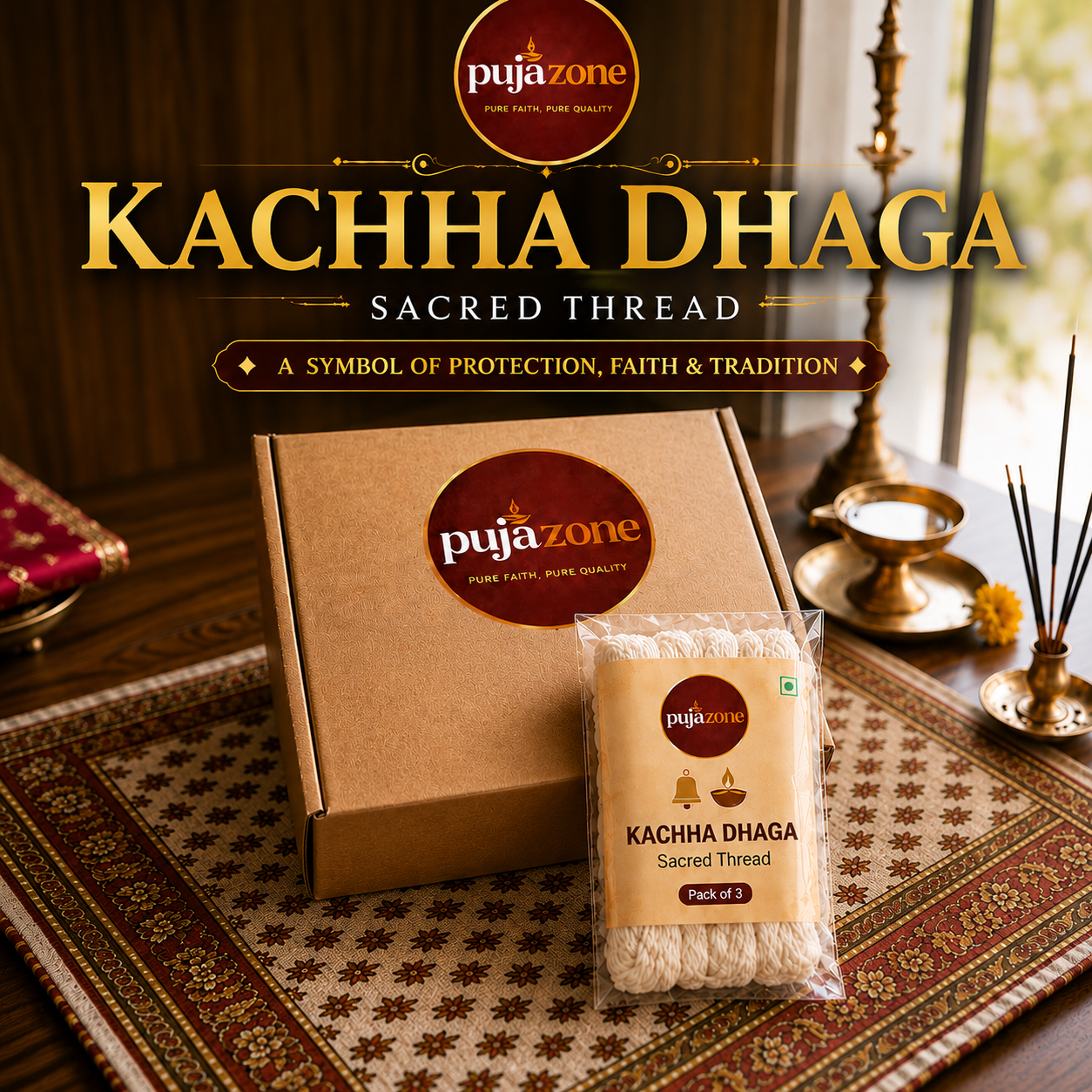 Kachha Dhaga (Sacred Cotton Thread)