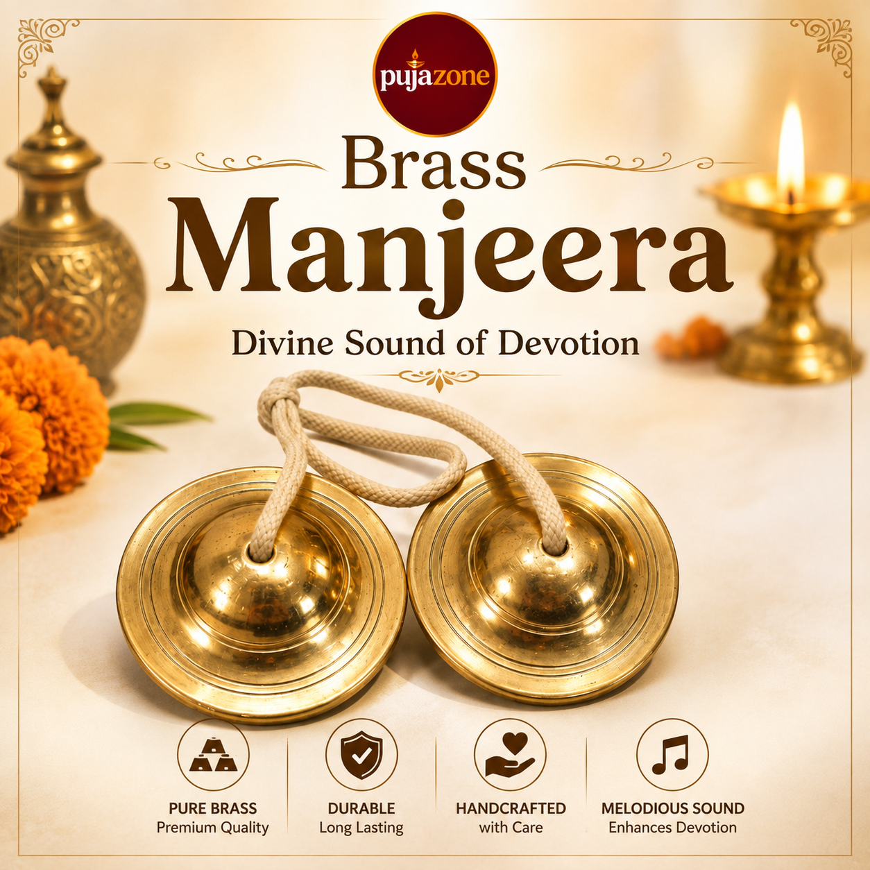 Brass Manjeera