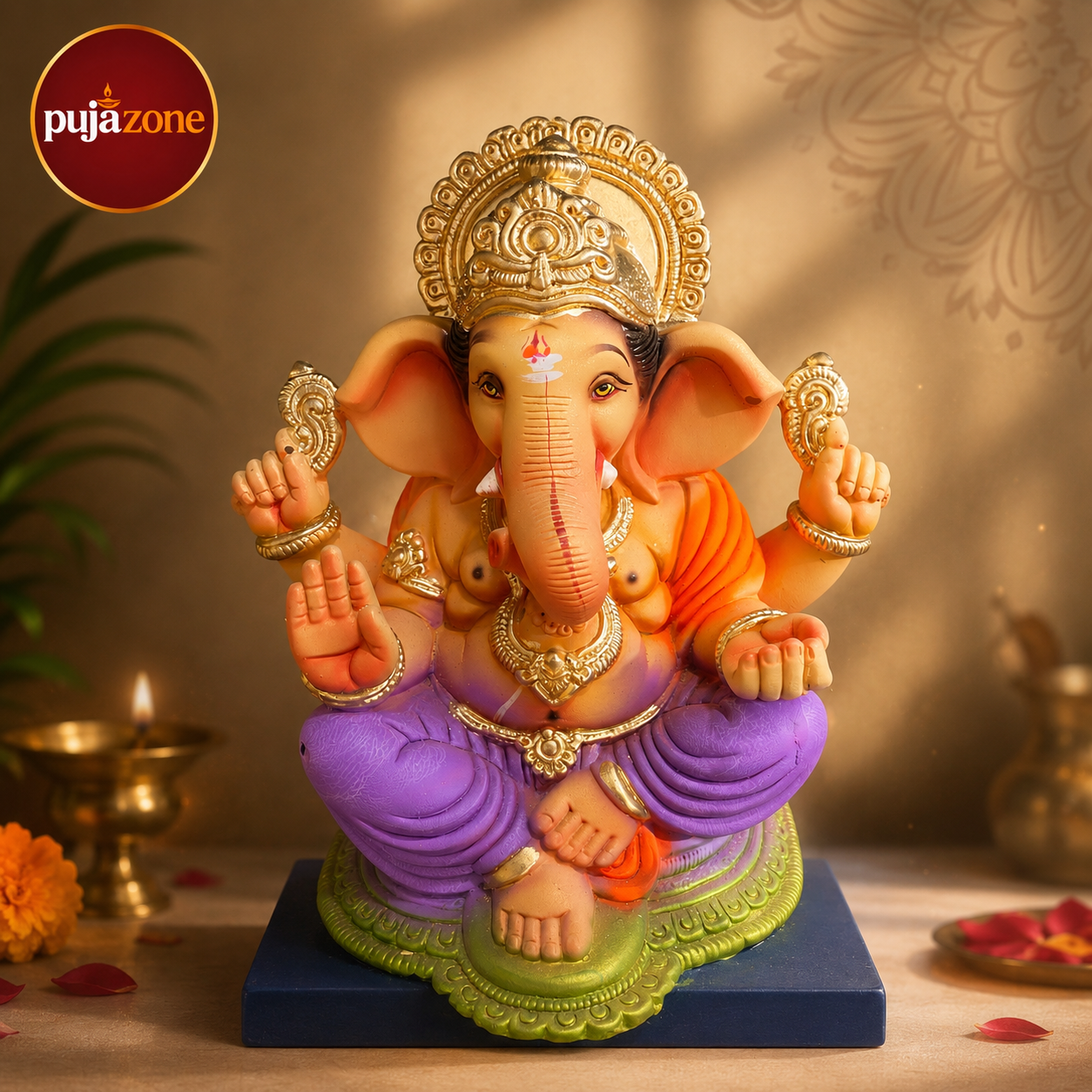 Lambodar Ganesha Idol 
