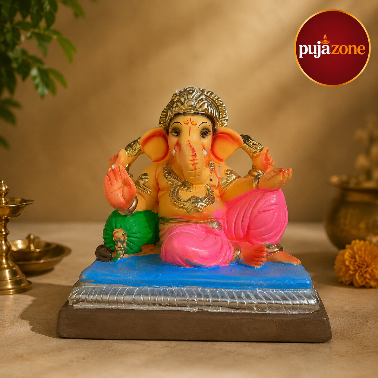 Vibrant Ganpati Murti