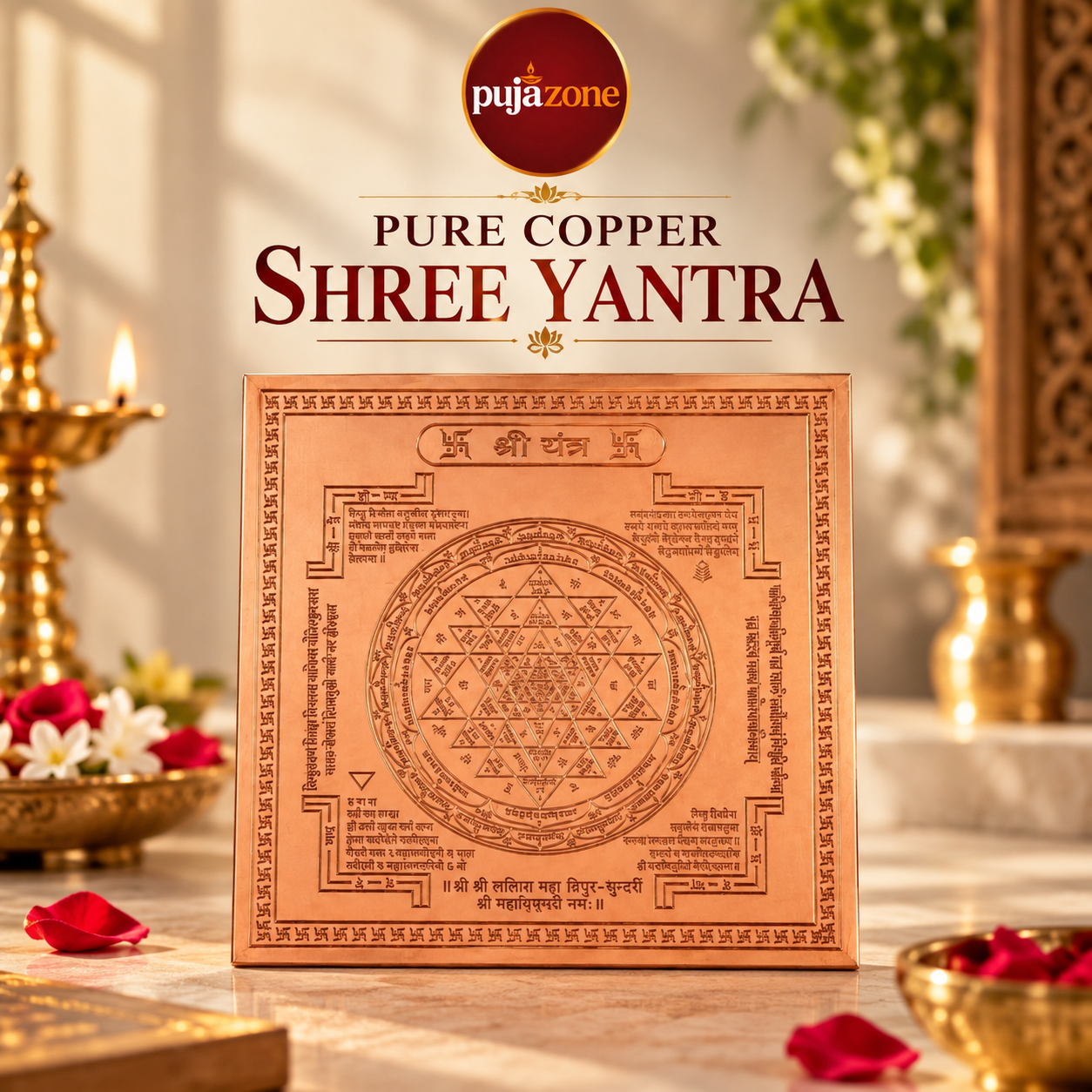 Pure Copper Shree Yantra