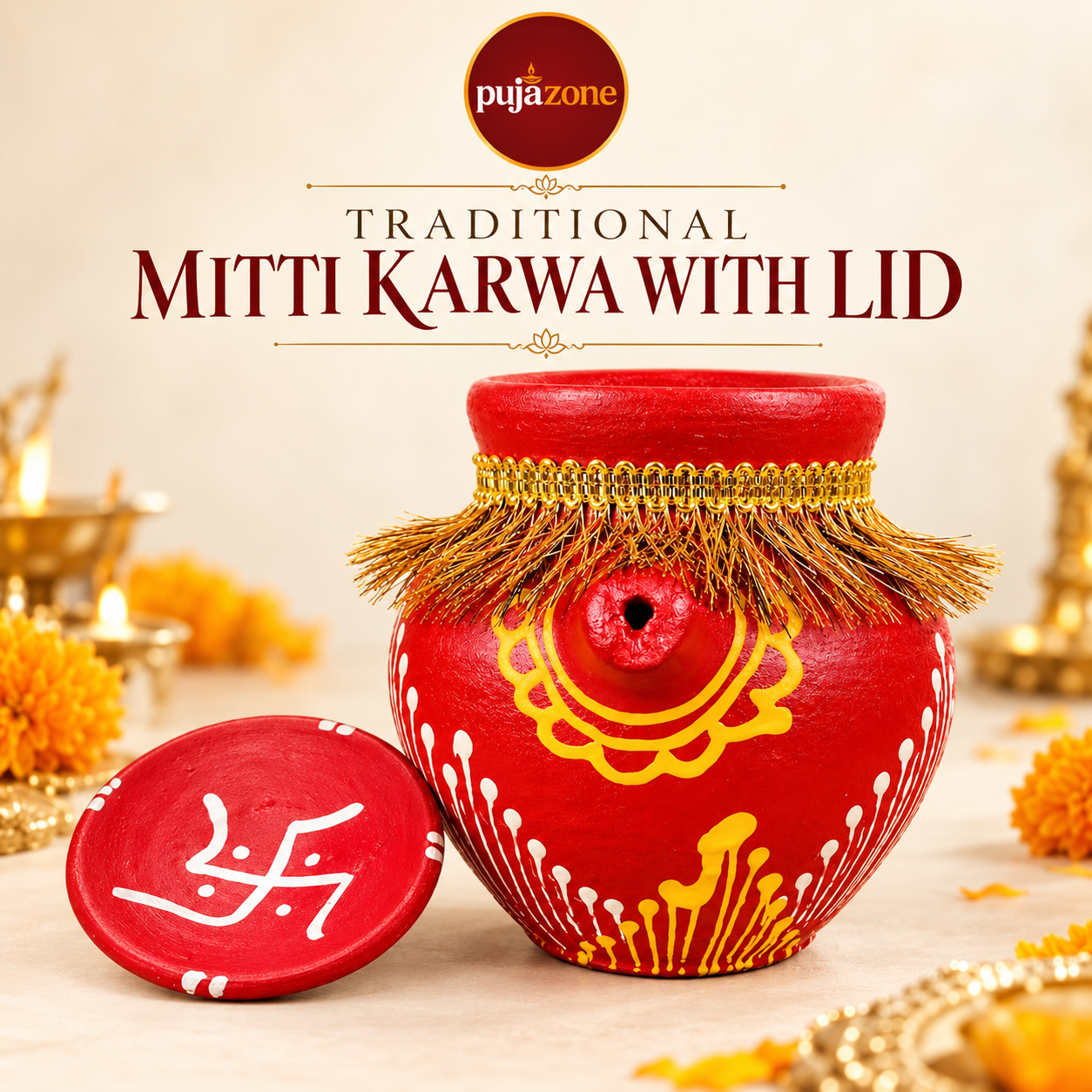 Mitti Karwa With Lid