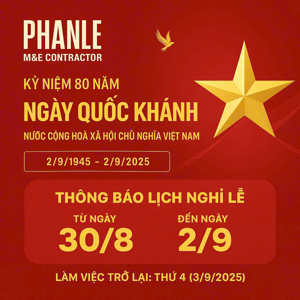 Lịch nghỉ Lễ Quốc Khánh 2/9