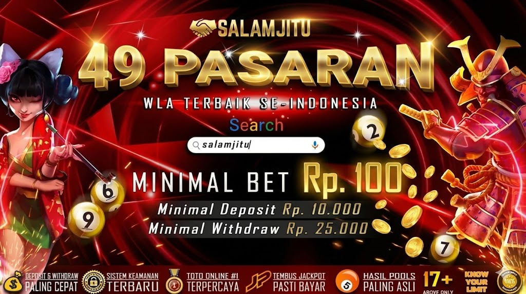 SALAMJITU > LAPAK TOTO ONLINE DAN TEBAK ANGKA YANG MENYEDIAKAN PREDIKSI DAN POLA ANGKA JITU TERBAIK