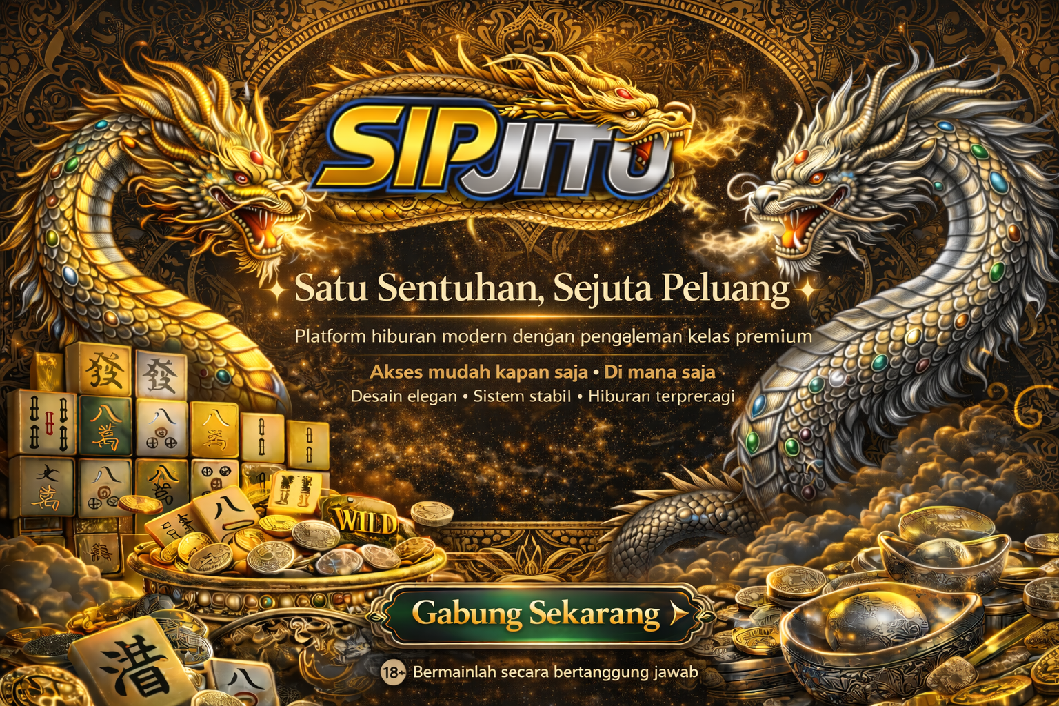 PLATFORM ONLINE RESMI TERBAIK DI TAHUN INI YANG MENEYEDIAKAN JENIS PERMAINAN ONLINE TERLENGKAP SIPJITU image 1