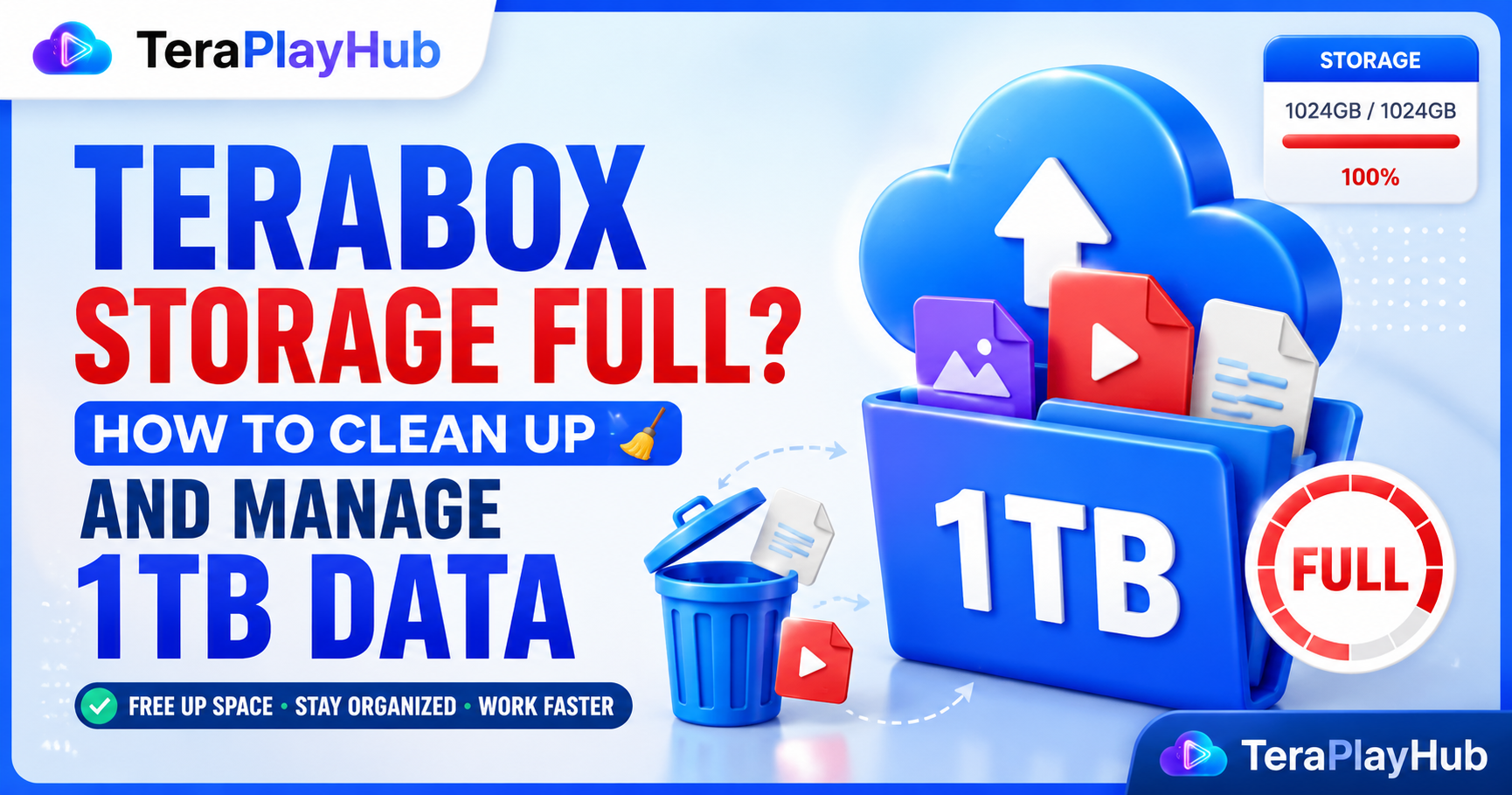TeraBox Storage Full? How to Clean Up and Manage 1TB Data Efficiently