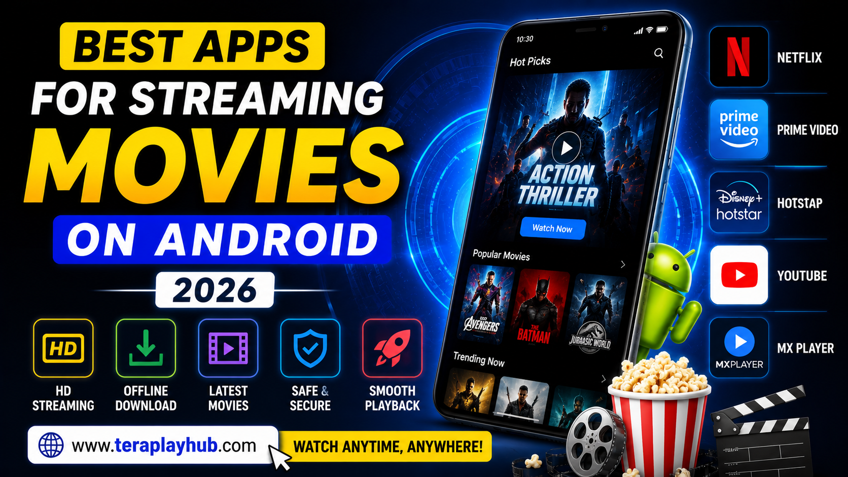 Best Apps for Streaming Movies on Android in 2026