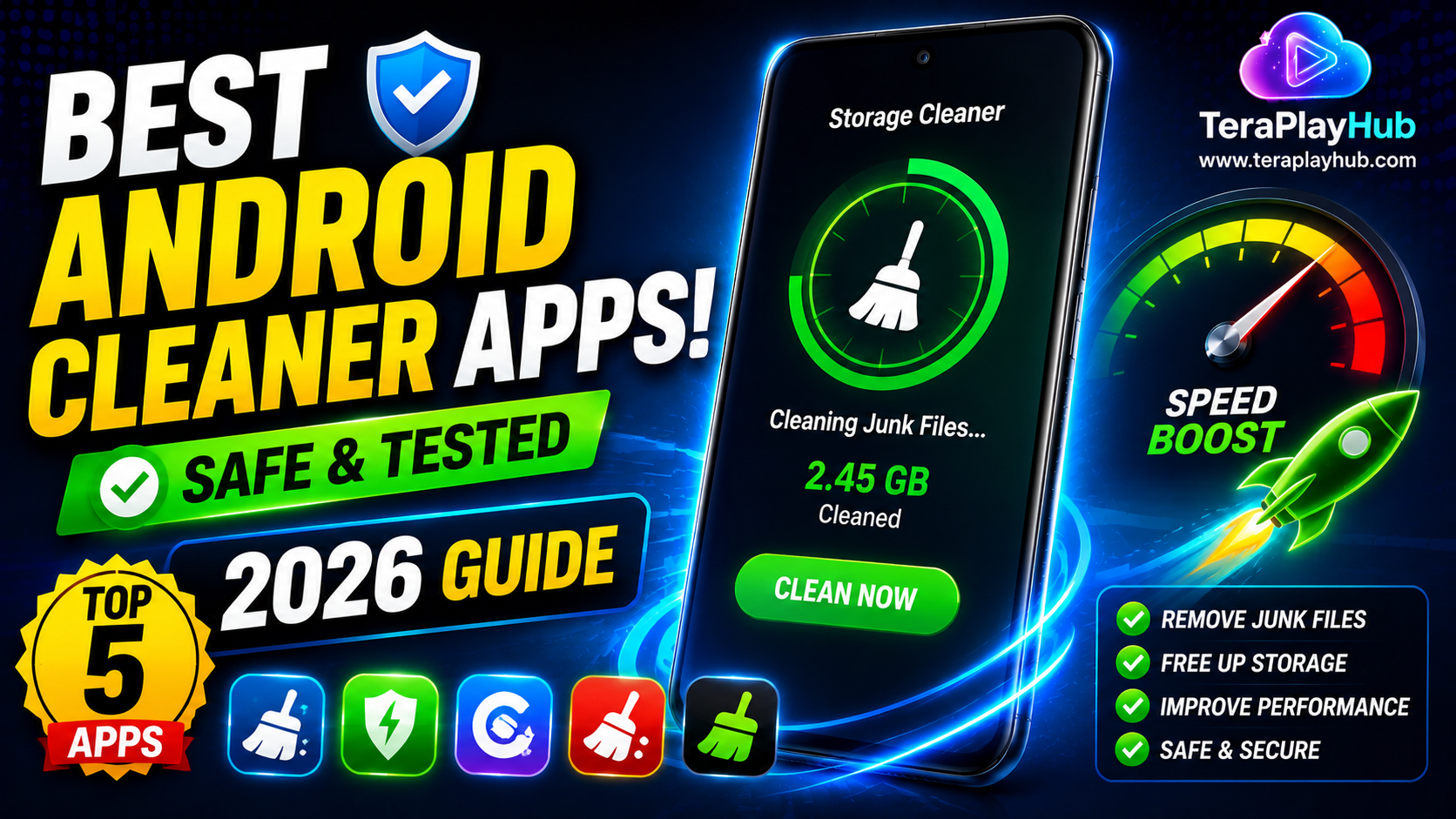 Best Android Cleaner Apps in 2026 (Safe & Tested)